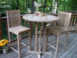 Royal Teak Wood Bar Stools